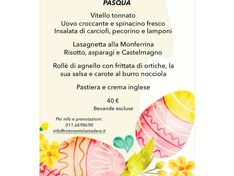 Menu di Pasqua